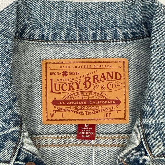 NWT Lucky Brand Jean Jacket - Picture 4 of 5